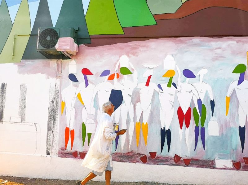 Castelo Branco: Artista João Robalo assina mural em Santo André das Tojeiras 