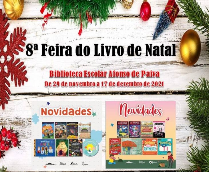 Castelo Branco: A.E. Afonso de Paiva promove 8ª Feira do Livro de Natal
