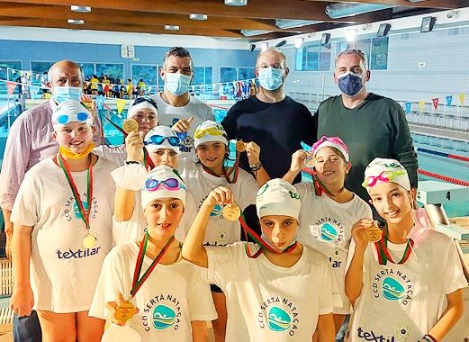 Jovens nadadores estrearam-se em competição na Sertã