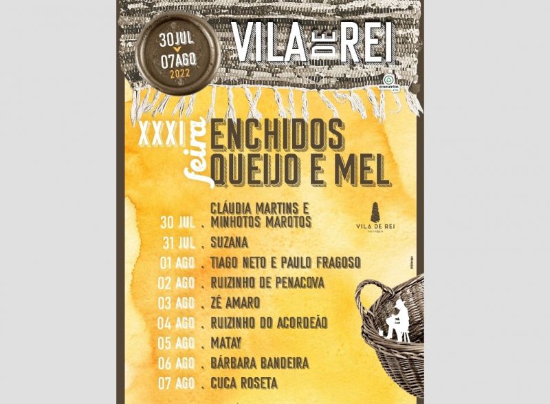 XXXI Feira de Enchidos, Queijo e Mel de Vila de Rei inicia-se hoje 