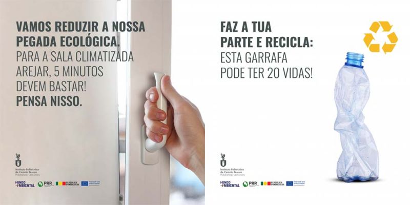 Sustentabilidade: PolitÃ©cnico de Castelo Branco promove campanhas do projeto ECOAP2023