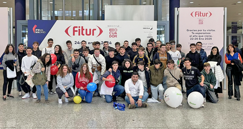 Alunos proencenses visitaram FITUR - Madrid 2024