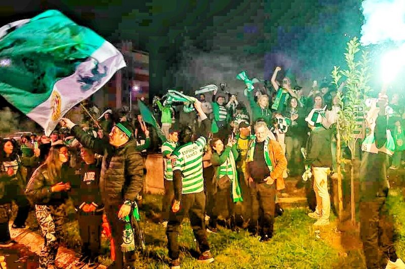 Castelo Branco comemora Sporting Campeão