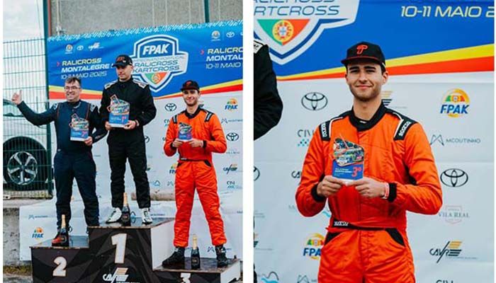 Castelo Branco: Tiago Ventura sobe ao pódio do Campeonato de Portugal Ralicross em Montalegre