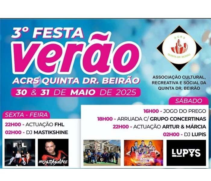 Castelo Branco vai ter festa na Qta. Dr. Beirão no fim do mês