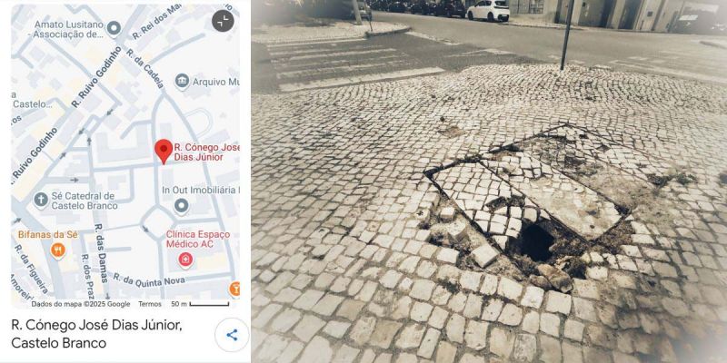 castelo-branco-buraco-em-tampa-de-saneamento-pye-em-risco-mobilidade-em-rua-da-cidade