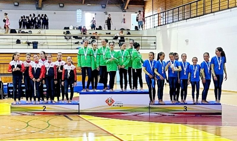 Castelo Branco: ZakiGym vence Campeonato Nacional em Juniores de Teamgym e é vice campeão em iniciados femininos e mistos