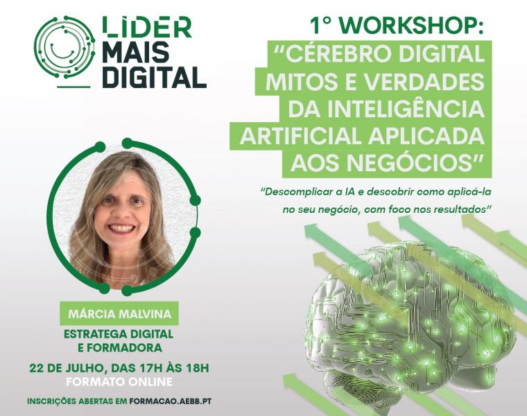 Castelo Branco: AEBB promove Workshop online sobre aplicação da Inteligência Artificial aos negócios
