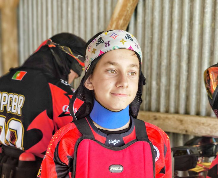 Castelo Branco: Jovem de 13 anos estreia-se no paintball competitivo ao mais alto nível
