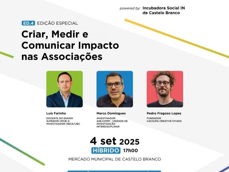 Castelo Branco recebe 4ª edição das Conversas de Impacto