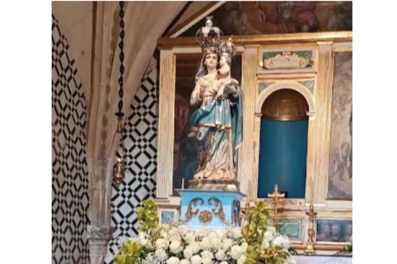Imagem de Nossa Senhora da Bica abençoada na Bica da Milriça - Vila de Rei