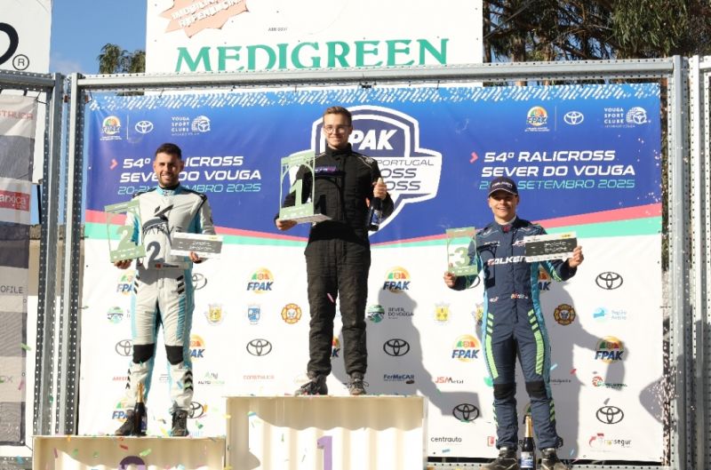Castelo Branco: João Pinheiro conquista 3º lugar na sétima ronda do Campeonato de Portugal de Kartcros