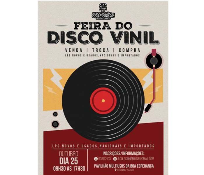 Castelo Branco recebe “Feira do Disco de Vinil” a 25 de Outubro


