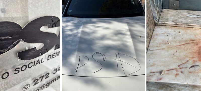 autyarquicas25-suposto-socialista-vandaliza-sede-do-psd-de-castelo-branco-e-veyculo-da-coligayyo-csempre-por-todosc-a-4-dias-das-eleiyyes