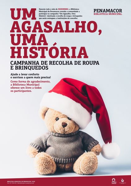 Penamacor: Biblioteca Municipal lança campanha solidária “Um Agasalho, Uma História”