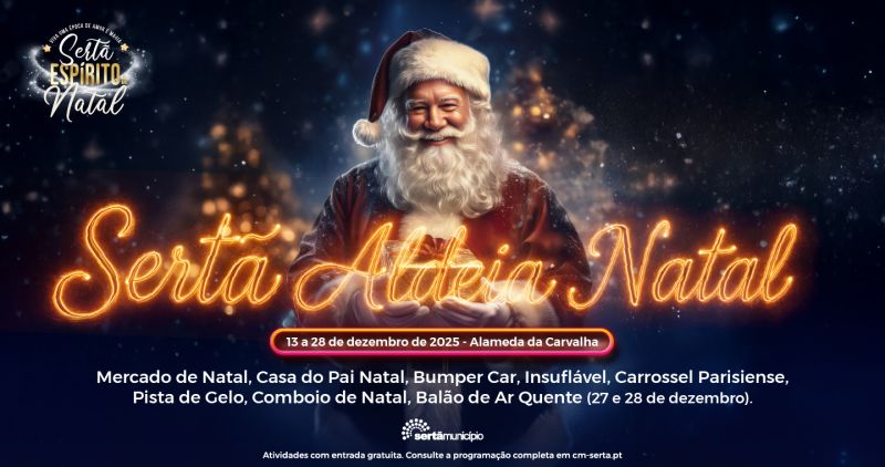 Magia da Aldeia Natal regressa à Alameda da Carvalha

